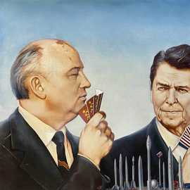   Reagan Gorbachev Summit by Bryan Leister