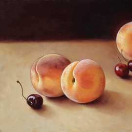   Peaches and Cherries by Bryan Leister