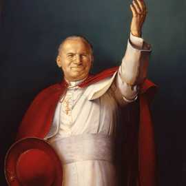   Pope John Paul II by Bryan Leister