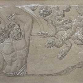   Hercules slaying the Hydra by Bryan Leister